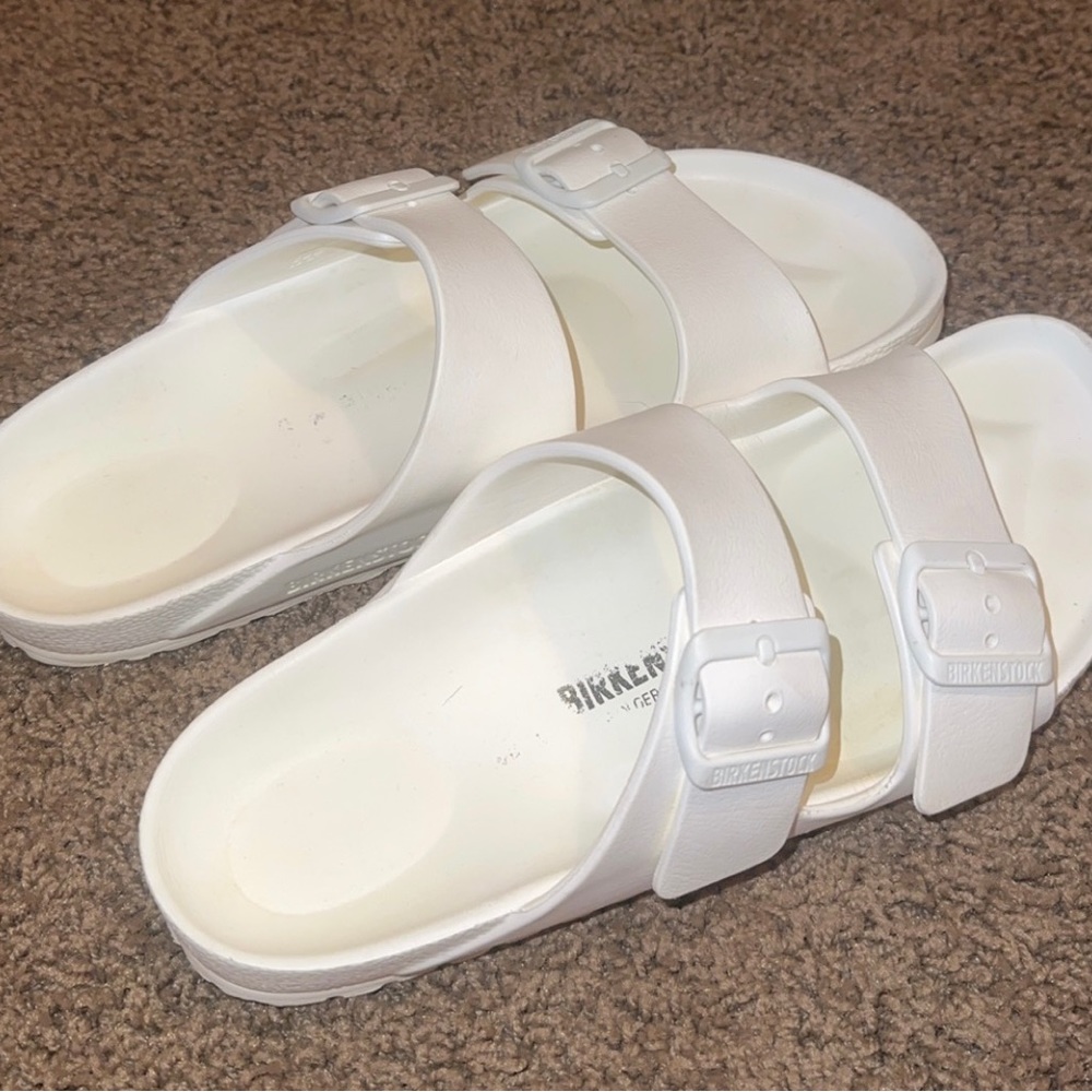White Birkenstocks - size 40.